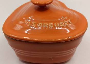 Ceramiczne naczynie do zapiekania serce