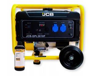 NOWY Agregat Prądotwórczy JCB 3.6kW (G3600P) – Benzyna, AVR, Okazja!