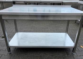 Stół Gastronomiczny Z Półką - 140/70/85 cm - M.1405 N