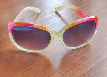 okulary przeciwsłoneczne melanż ombre kameleon retro vintage