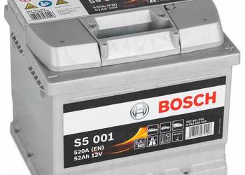 Akumulator 52Ah 520A  Bosch S5001