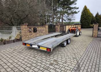 Przyczepa Laweta Pod Minikoparkę * DMC 2600KG * Zarejestrowana * VAT 23