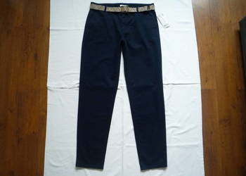 Nowe Orsay 38/M Granatowe Chino Spodnie damskie klasyczne