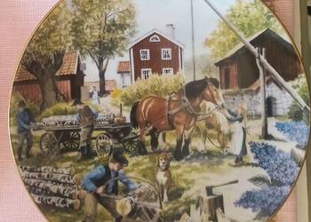 Talerz Życie na farmie. Bradex. Obraz Björna Gidstama. Talerz Życie na farmie. Bradex. Obraz Björna Gidstama.