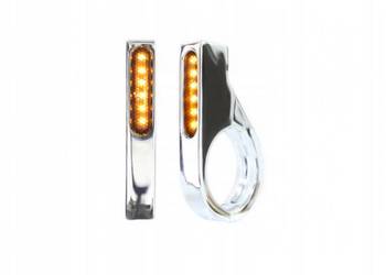 DWUKOLOROWE KIERUNKOWSKAZY X 2 NA LAGĘ 41 MM METAL CHOPPER CRUISER CUSTOM