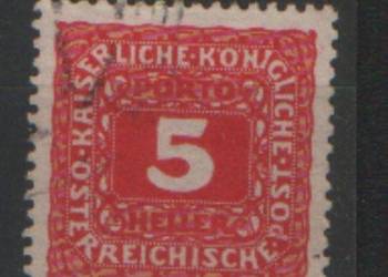 Zn.  Austria Porto Mi 47 kas 1916