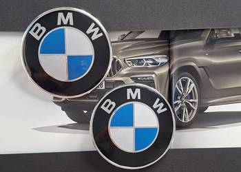 Emblemat Znaczek Logo do BMW na maske i klape 82mm 78mm