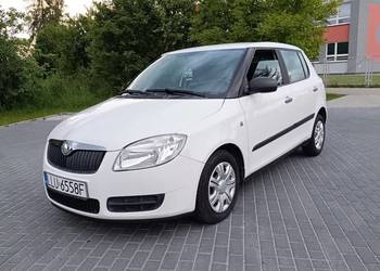 Skoda fabia 1.2 MPI, klima, niski przebieg, biała, 2009