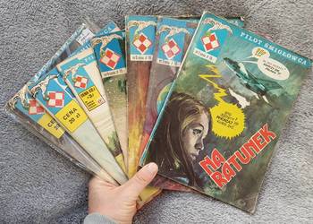 Pilot Śmigłowca - zestaw 2 komiksów, wydanie 1, 1981 rok