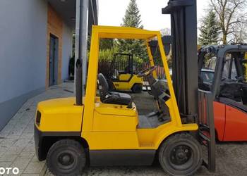 Wózek widłowy Hyster H3.00FT Diesel, 2005 r., Maszt 5m, przesuw