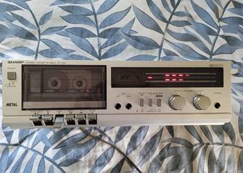 Magnetofon kasetowy Sharp RT-100 Stereo Deck – Stan Gabinetowy / IGŁA!