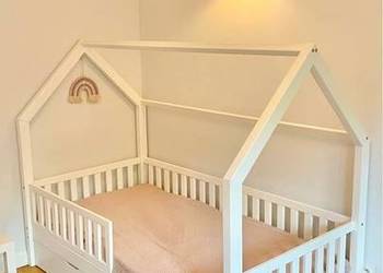 SPRZEDAM Używane łóżko domek firmy LULETTO - Bianco Plus 180x90 z SZUFLADĄ