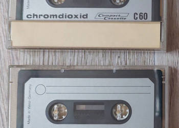 Kasety magnetofonowe nagrane chrom