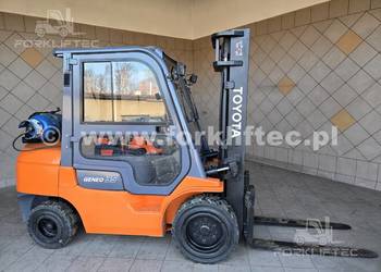 Wózek widłowy TOYOTA 7FGJF35 kabina 3500 kg TOYOTA 7FG35