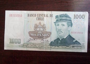 Banknot 1000 pesos Chile