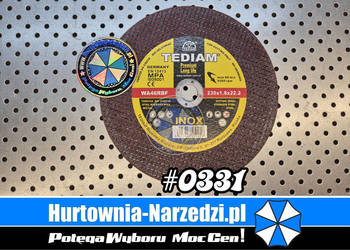 50 sztuk Tarcza do cięcia metalu i stali inox 125x1,0mm tarcza 125mm Inox