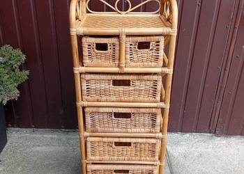 komoda rattanowa z szufladami  /  576