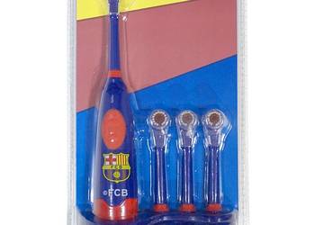 SZCZOTECZKA BATERYJNA FC BARCELONA + 3 KOŃCÓWKI
