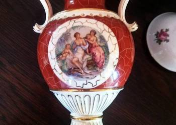 Wazon. Amfora, dekor antyczny, terakotowy