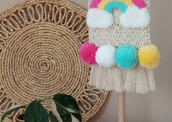 Makatka makrama tęcza Makatka makrama tęcza