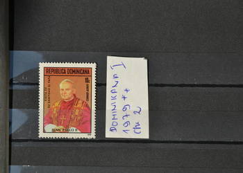 Znaczki. Papież Jan Paweł II Dominikana I ** Ks Chrostowski 2