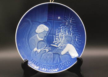 Talerz kolekcjonerski Bing & Grondahl (B&G), Kopenhaga „Opowieść wigilijna”
