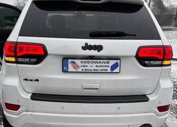 Jeep Grand Cherokee USA dostosowanie do przegladu mapy klucze lampy mgla