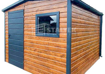 Schowek - domek ogrodowy 3x4m - drzwi - okno drewnopodobny ST145