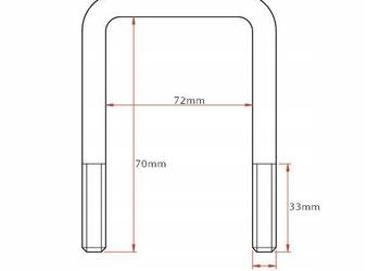 Cybant jarzmo obejma M10 70x70