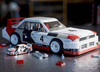 Klocki MEGA Hot Wheels Audi 90 Sport Quattro IMSA GTO kompatybilne z lego