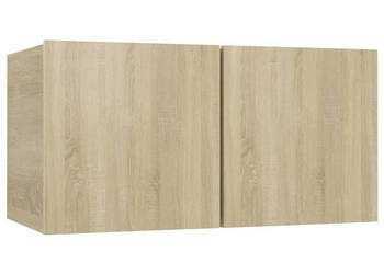 Szafki wiszące pod TV dąb sonoma 60x30x30 cm WM-804517