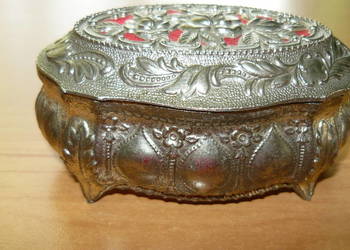 Szkatułka platerowana