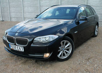 BMW 520 F10 F11 2.0 D 184 KM Automat BIXENON Duża NAVI Pół SKÓRY Serwis HA…