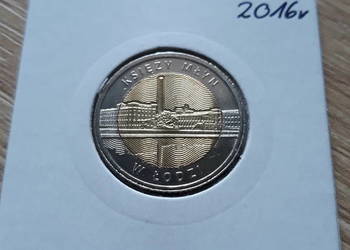 5 zł Księży Młyn w Łodzi-2016 r-mennicze 5 zł Księży Młyn w Łodzi-2016 r-mennicze