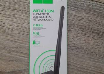 Bezprzewodowa karta sieciowa USB Hoco HI37 (WiFi 4, 150 Mbs, 2,4 GHz)