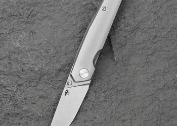 Nóż składany Bestech VK-Kuze Grey Titanium, Satin MagnaCut by Vulpex Knive…