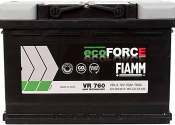 Akumulator 70AH 760A Fiamm ECOFORCE AGM