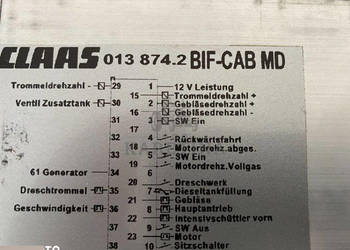 Claas Lexion 450-460-480 - 013 874.2 Płyta bezpieczników i modułów BIF CAB…