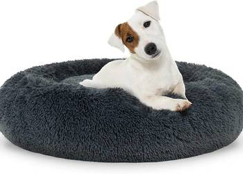 Legowisko pluszowe uniwersalne dla Psa Kota 60cm - ciemnoszare