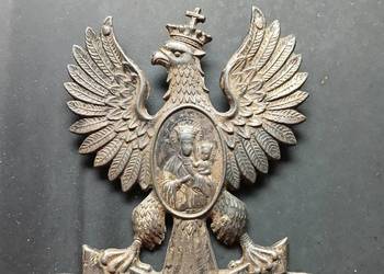 Orzełek z medalionem Matki Boskiej Częstochowskiej