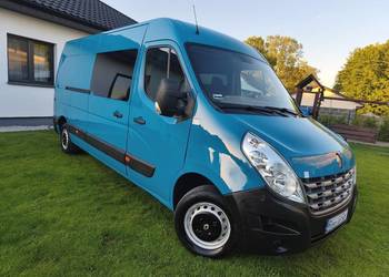 RENAULT MASTER L3H2 BRYGADÓWKA 6 OSÓB, POLSKI SALON!!