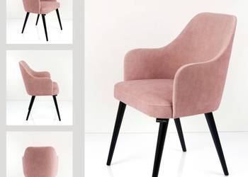 Krzesło DELUXE prosto od producenta EMRA WOOD Różowy