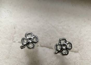 Kolczyki - srebrne koniczyny / koniczyna