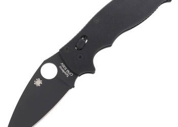 Nóż składany Spyderco Manix 2 G-10 Black / Black Blade (C101GPBBK2)