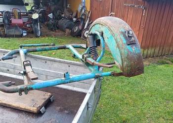 Ural M-63,M-66 Rama kosza, Resory + Amortyzator.