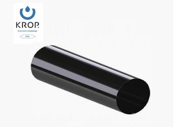 KROP STAL System rynnowy RURA fi 90 1m CZARNY (ral9005)