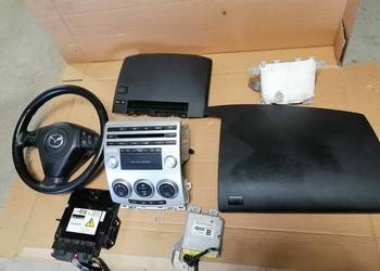 Poduszki powietrzne airbag, Mazda 5 05-10, zaślepki, komputer RF7N