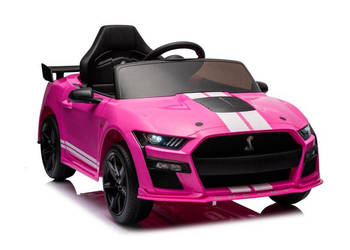 BAWIBUS.PL Autko na akumulator MUSTANG GT500 auto różowe dziewczynki