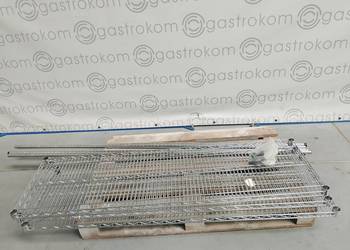 Regał chromowany 152x46x185