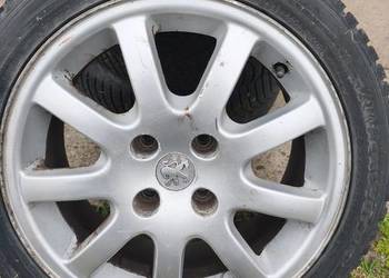 Sprzedam felgi aluminiowe peugeot citroen 4x108 r16 z oponami